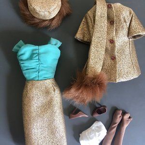 Barbie Gold n Glamour 2001 Collectors Request Vintage Reproduction outfit